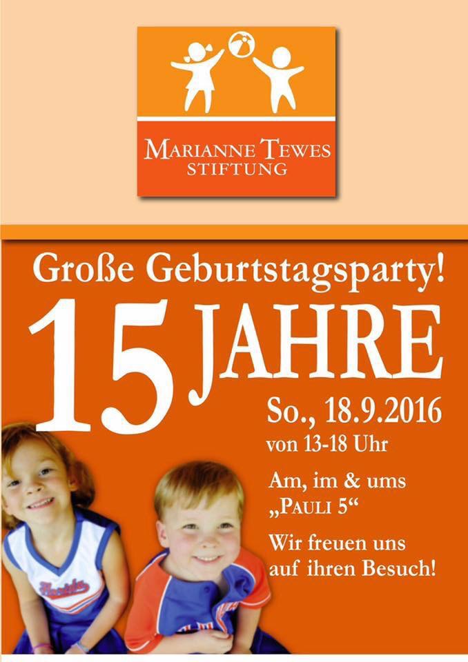 15 jahre Marianne Tewes Stiftung